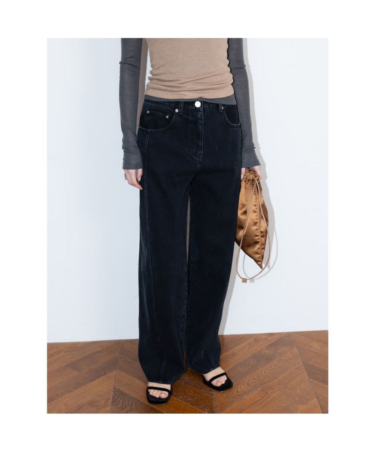 디애퍼처(THE APERTURE) Aperture O Denim   Black (TA6221A015)