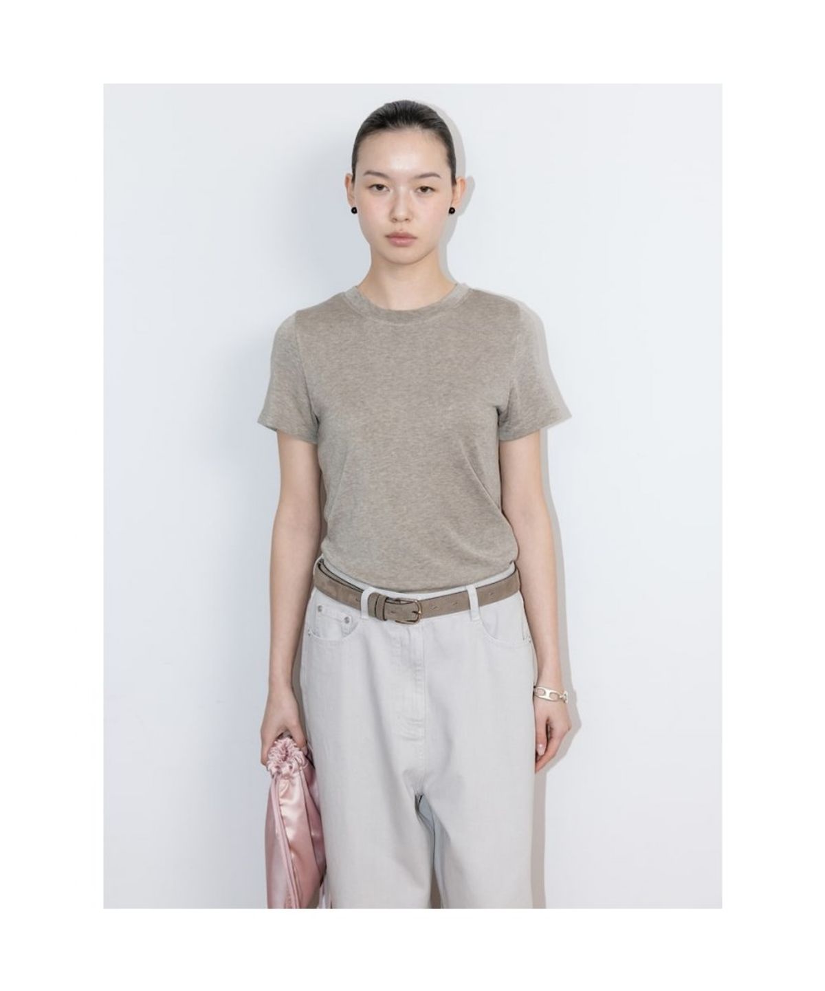 디애퍼처(THE APERTURE) Owen Boxy Denim Pants  Grey (TA6221A073)