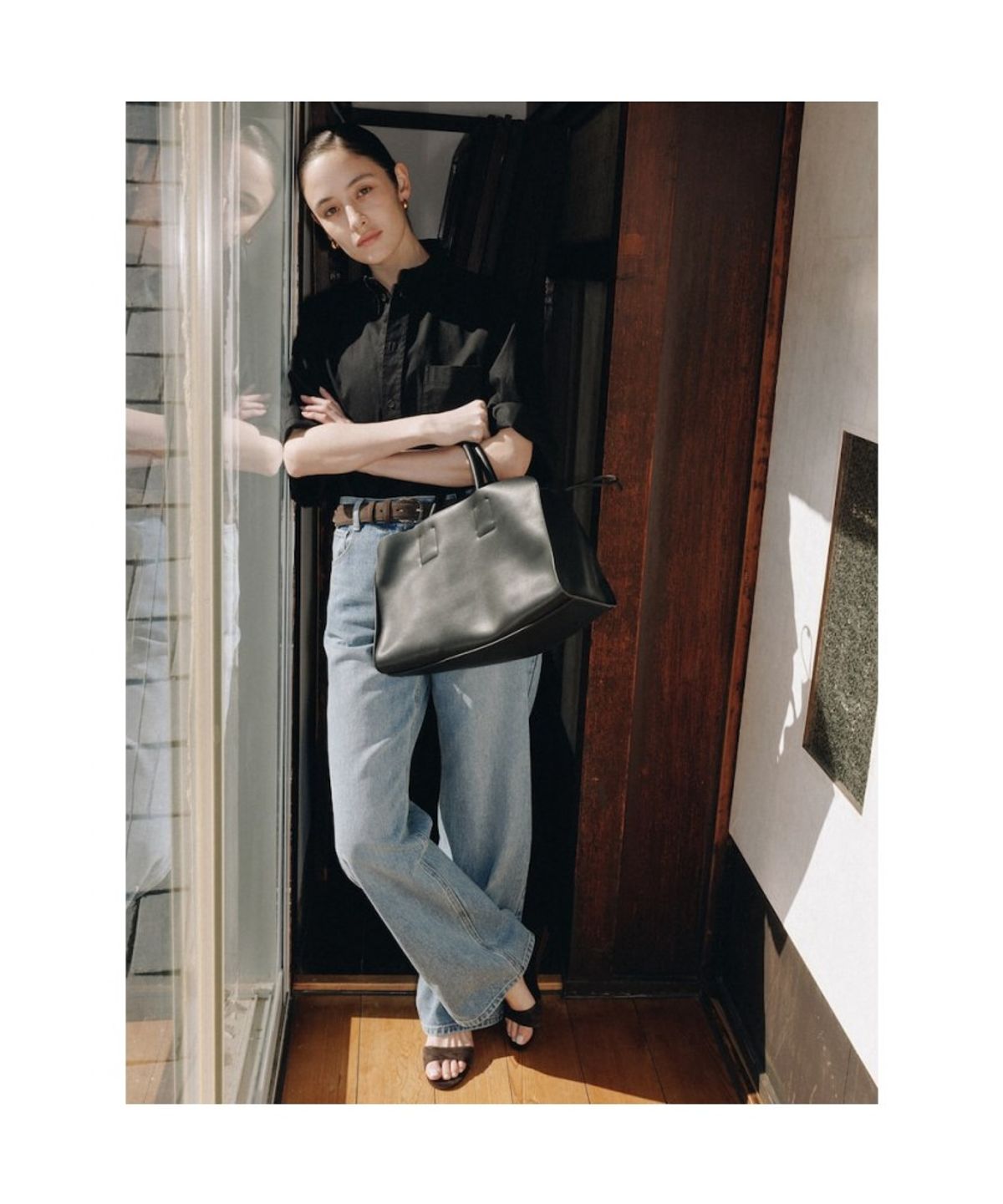 디애퍼처(THE APERTURE) 90S Straight Pants  Blue (TA6221A10P)
