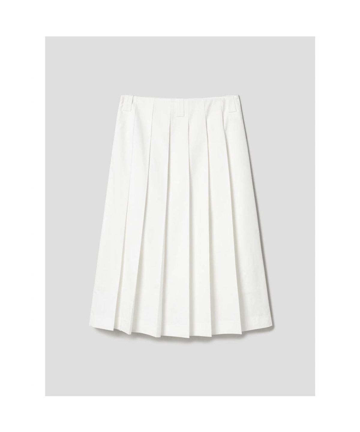 디애퍼처(THE APERTURE) Katie Pleated Skirt  White (TA5727A121)
