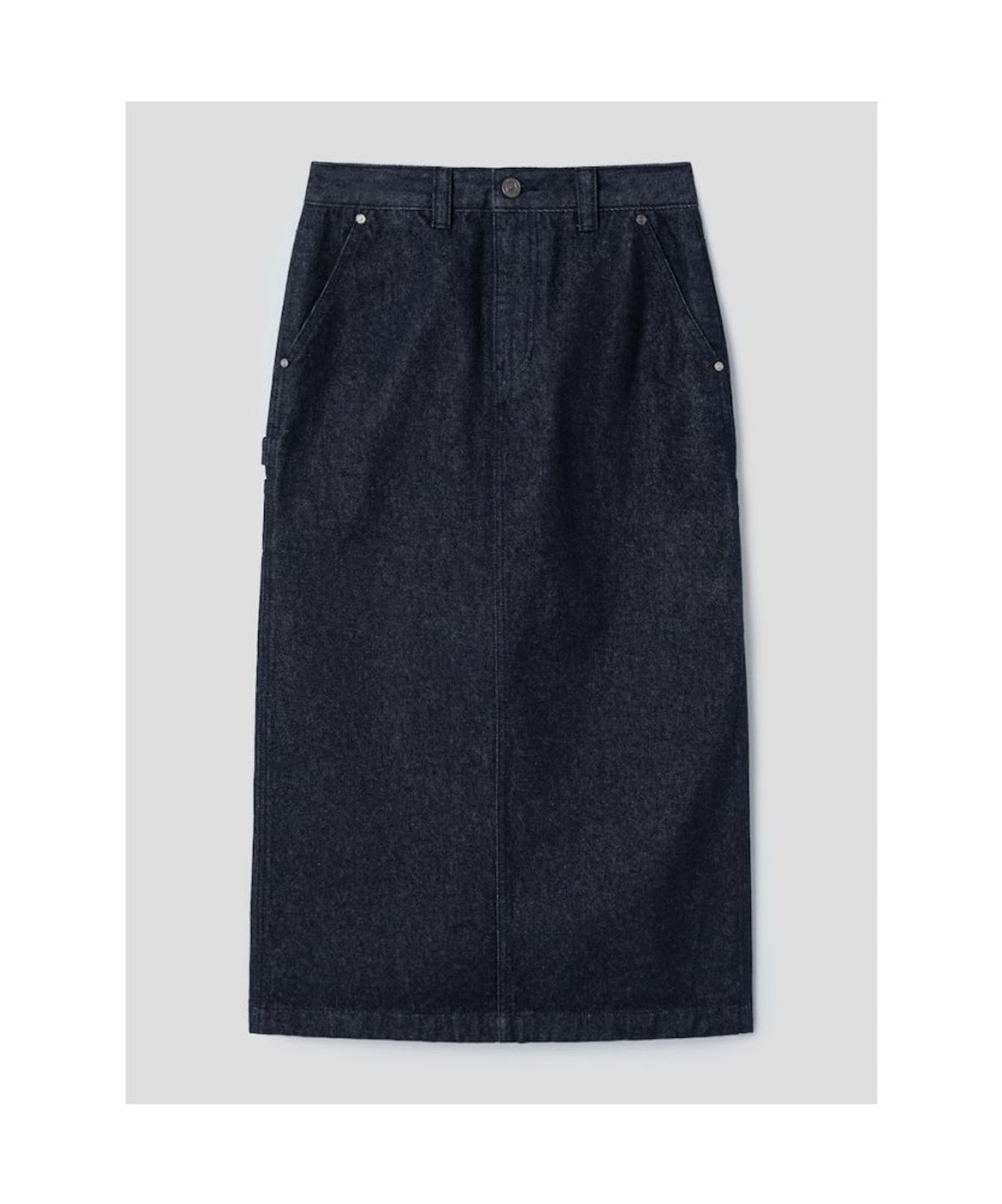 디애퍼처(THE APERTURE) Carpenter Denim Skirt  Blue (TA5727A11P)