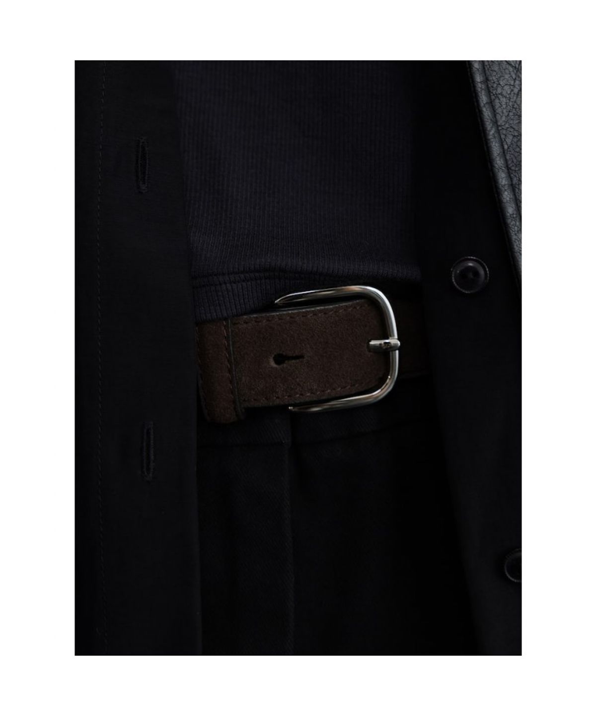 디애퍼처(THE APERTURE) Aperture Suade Belt  Brown (TA628ZA02D)