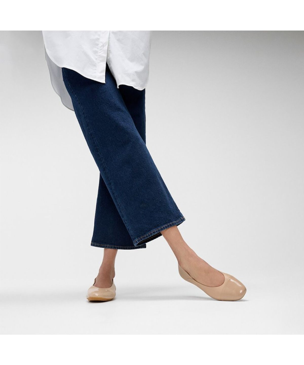 핏플랍(FITFLOP) [델리카토] 여성 리본 소프트 레더 발레리나 플랫슈즈 - 클래식 베이지 (FT59K2M10A)