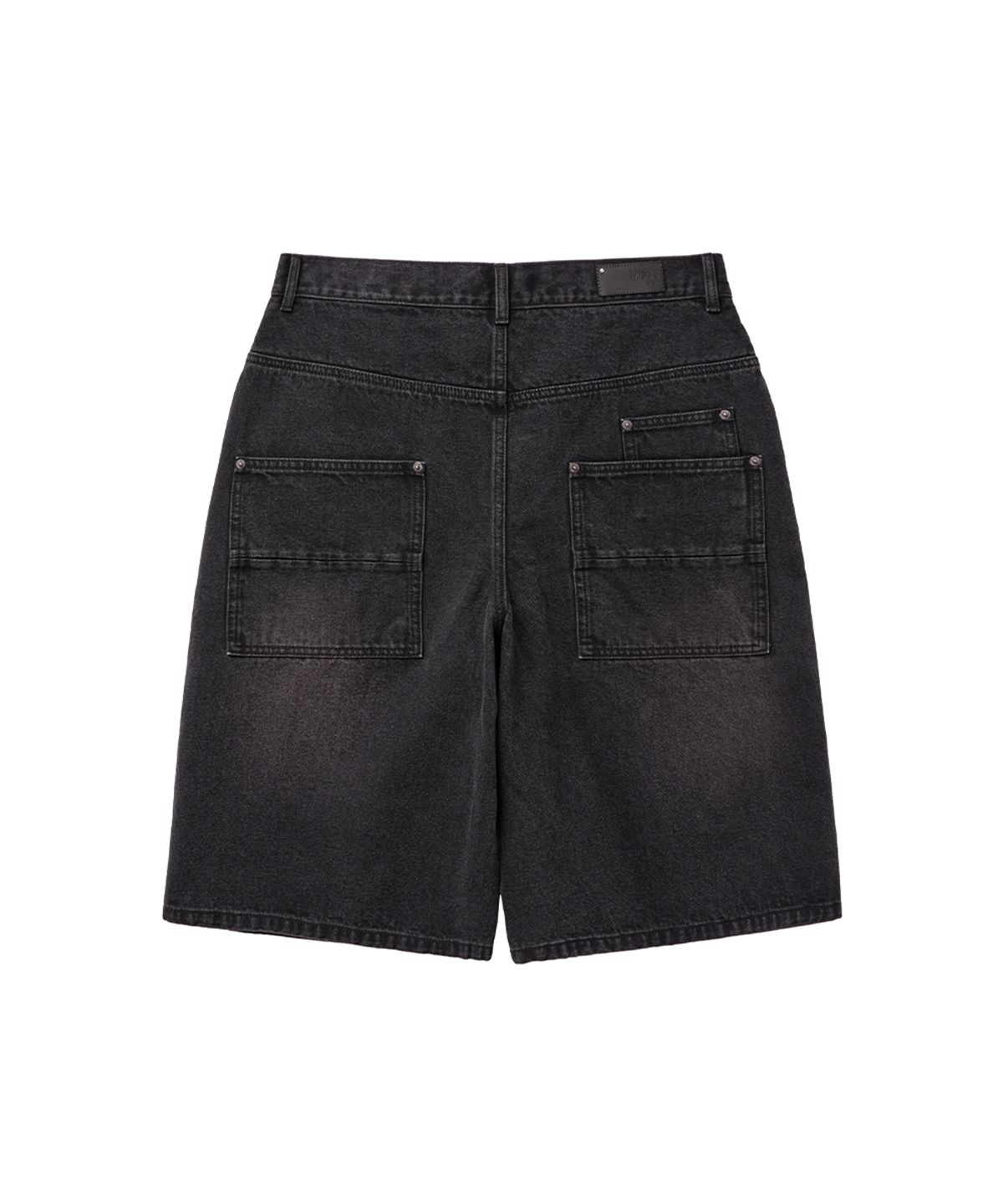 미세키서울 맨(MISEKISEOUL MEN) Double knee denim bermuda BLACK