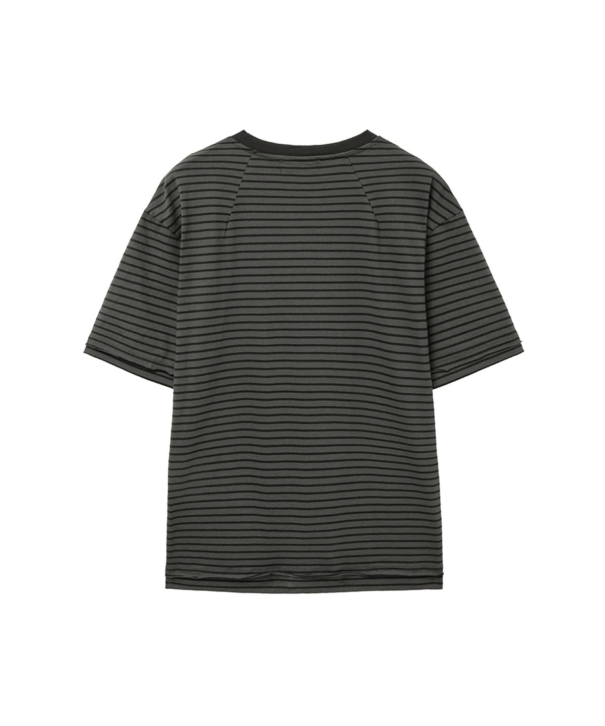 미세키서울 맨(MISEKISEOUL MEN) Darted stripe short sleeve BLACK
