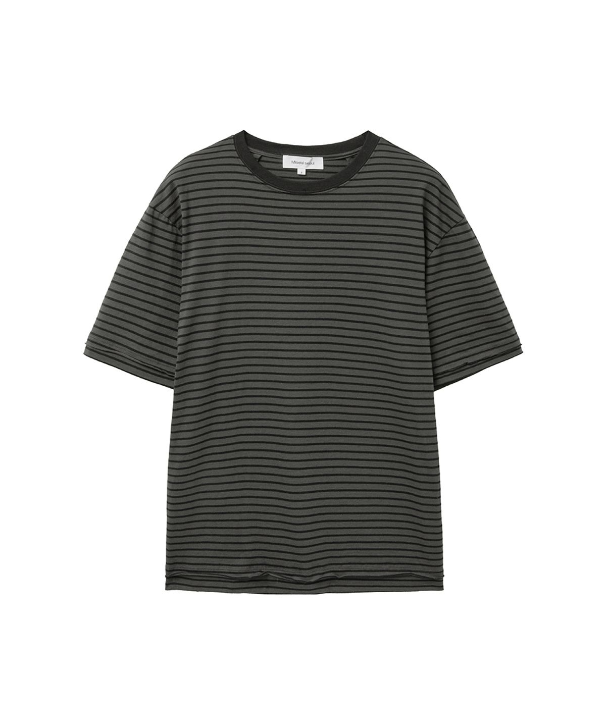 미세키서울 맨(MISEKISEOUL MEN) Darted stripe short sleeve BLACK