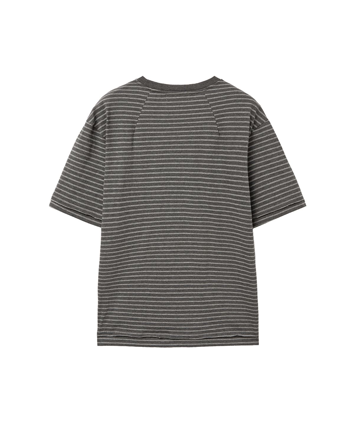 미세키서울 맨(MISEKISEOUL MEN) Darted stripe short sleeve GREY