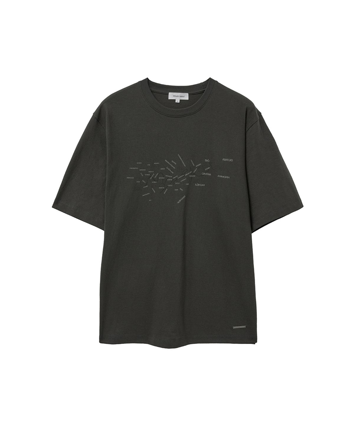 미세키서울 맨(MISEKISEOUL MEN) Travel step short sleeve BLACK