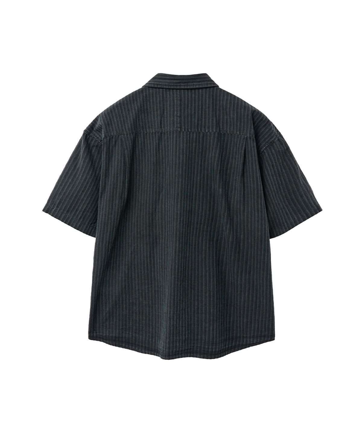 미세키서울 맨(MISEKISEOUL MEN) Dyed stripe shirt BLACK