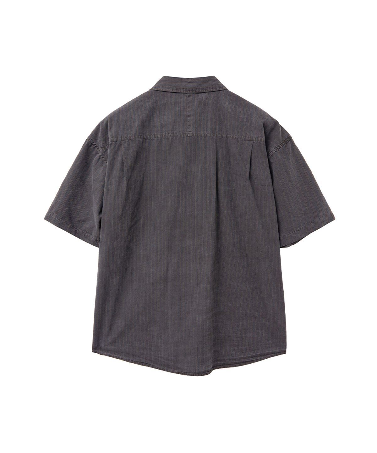 미세키서울 맨(MISEKISEOUL MEN) Dyed stripe shirt CHARCOAL