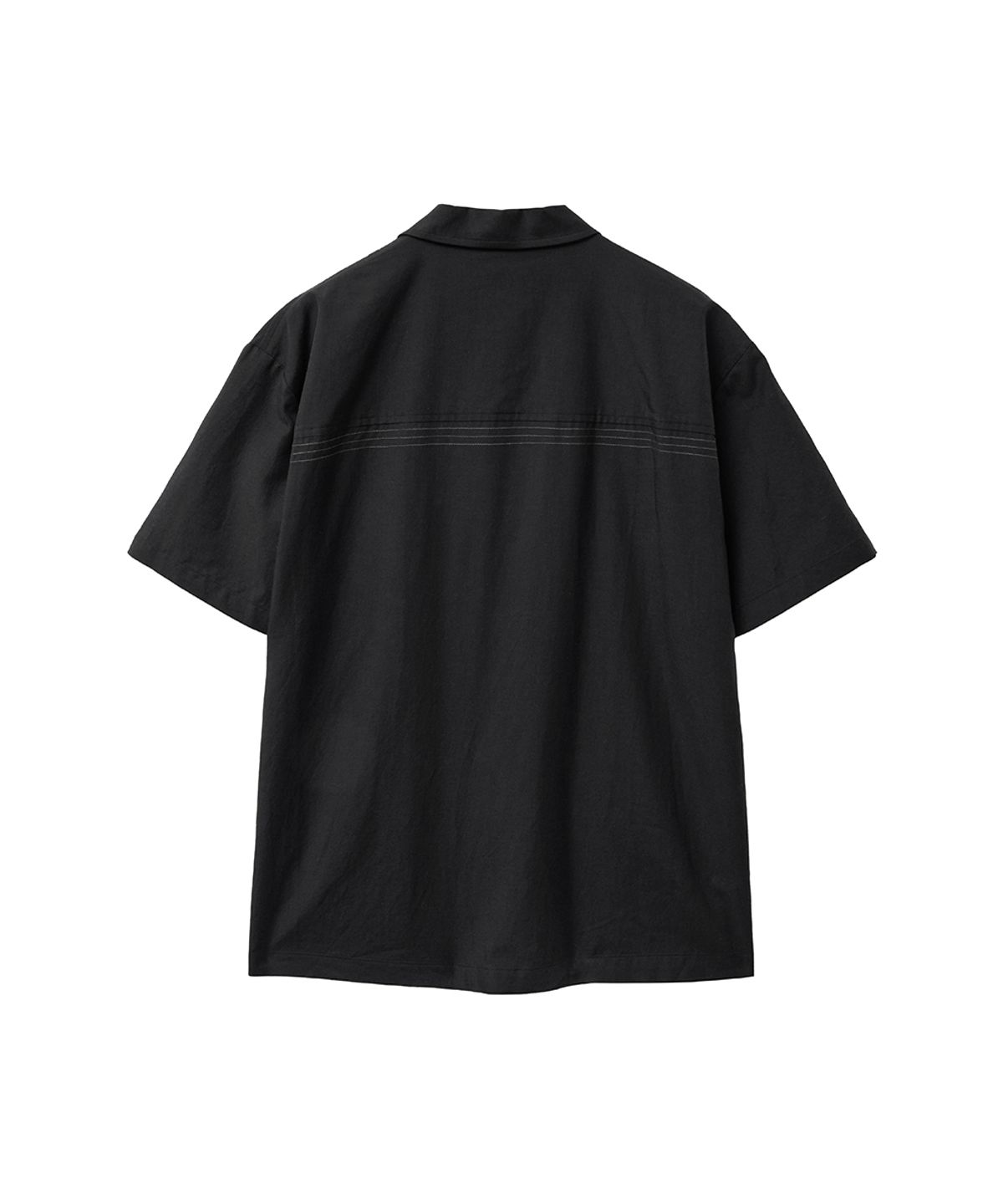 미세키서울 맨(MISEKISEOUL MEN) Stitch bowling shirt BLACK