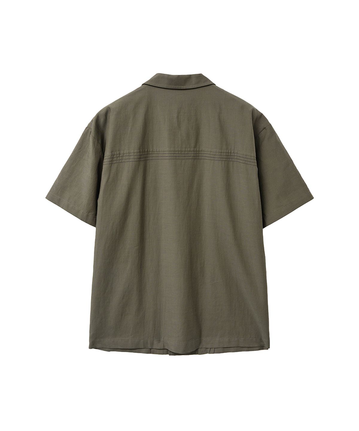 미세키서울 맨(MISEKISEOUL MEN) Stitch bowling shirt KHAKI