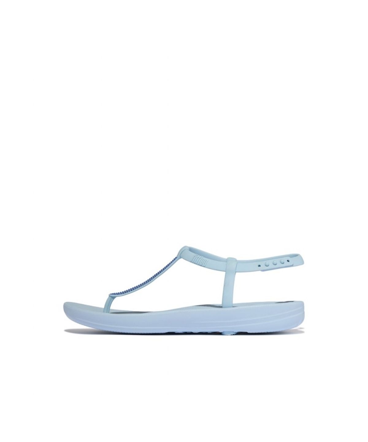 핏플랍(FITFLOP) 여성 아이쿠션 스플래시 스파클 T-스트랩 샌들 - 클라우디 블루 (FT64K2Q06Q)