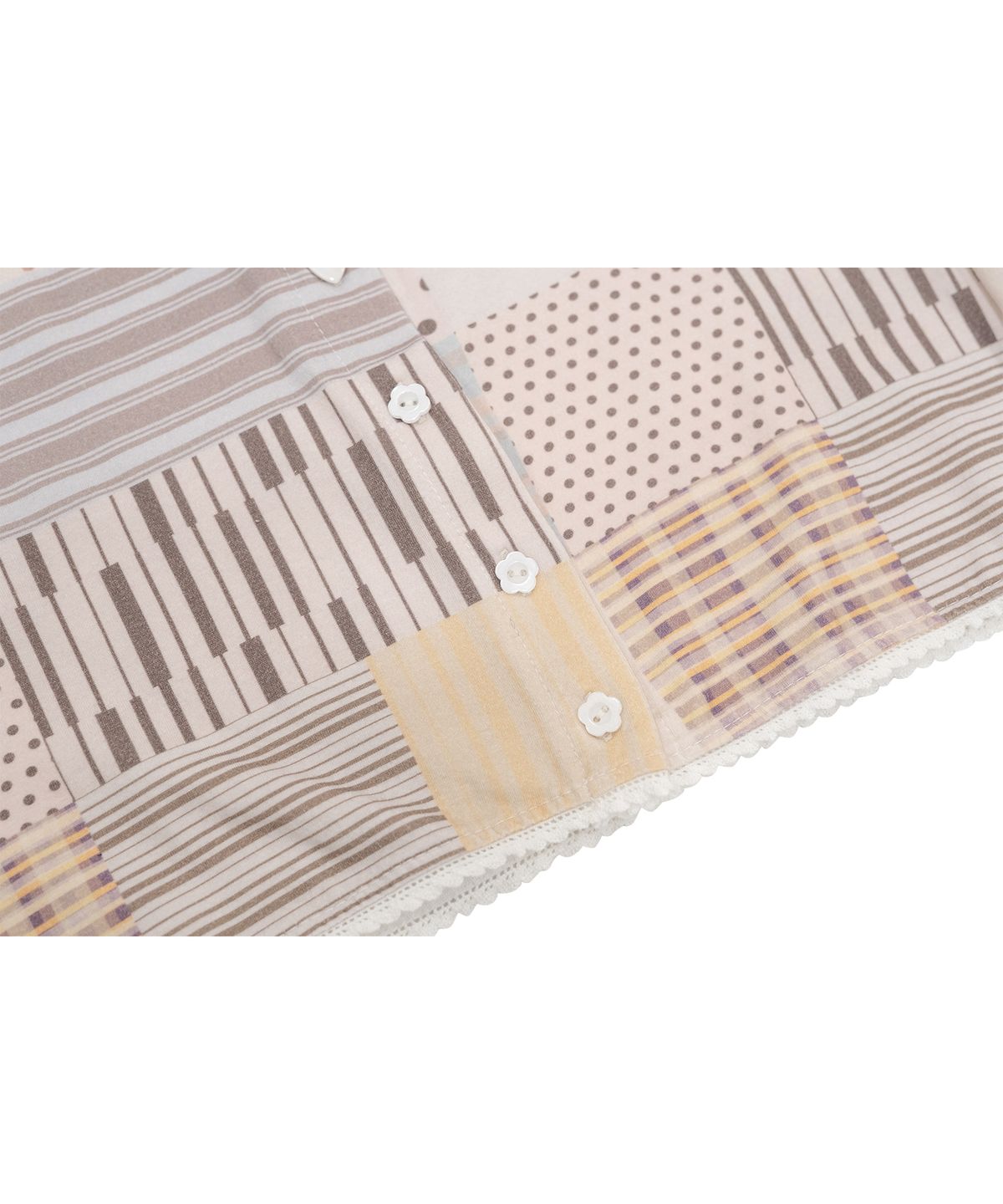 고트(GORT®) 코튼 그래픽 카디건-베이지