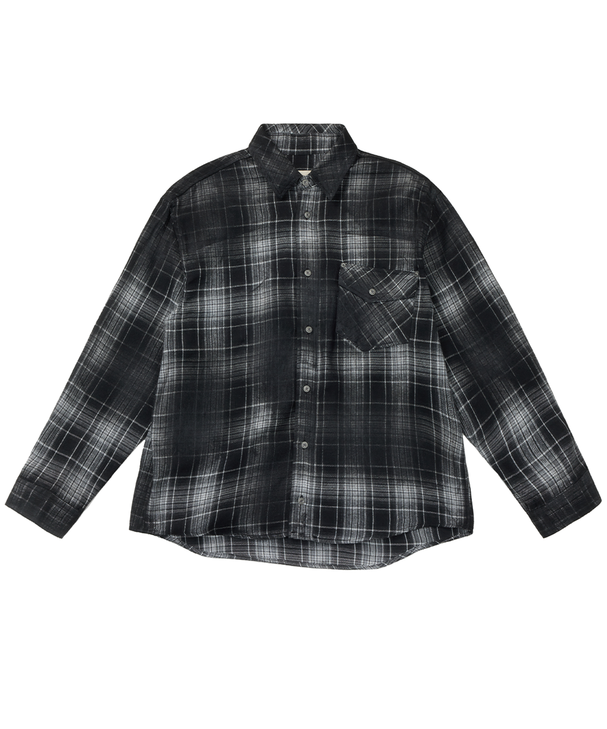 더 오피셜 레퓨지(THE OFFICIAL REFUGE) HAND OIL BRUSHED SHIRT BLACK