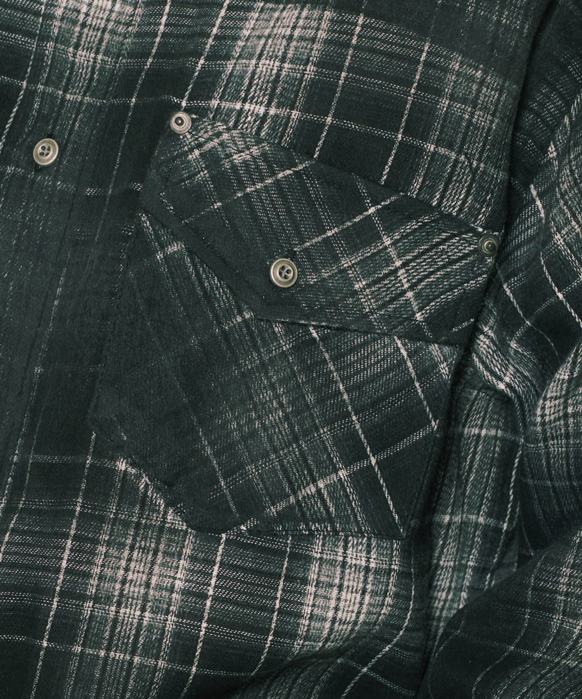 더 오피셜 레퓨지(THE OFFICIAL REFUGE) HAND OIL BRUSHED SHIRT BLACK