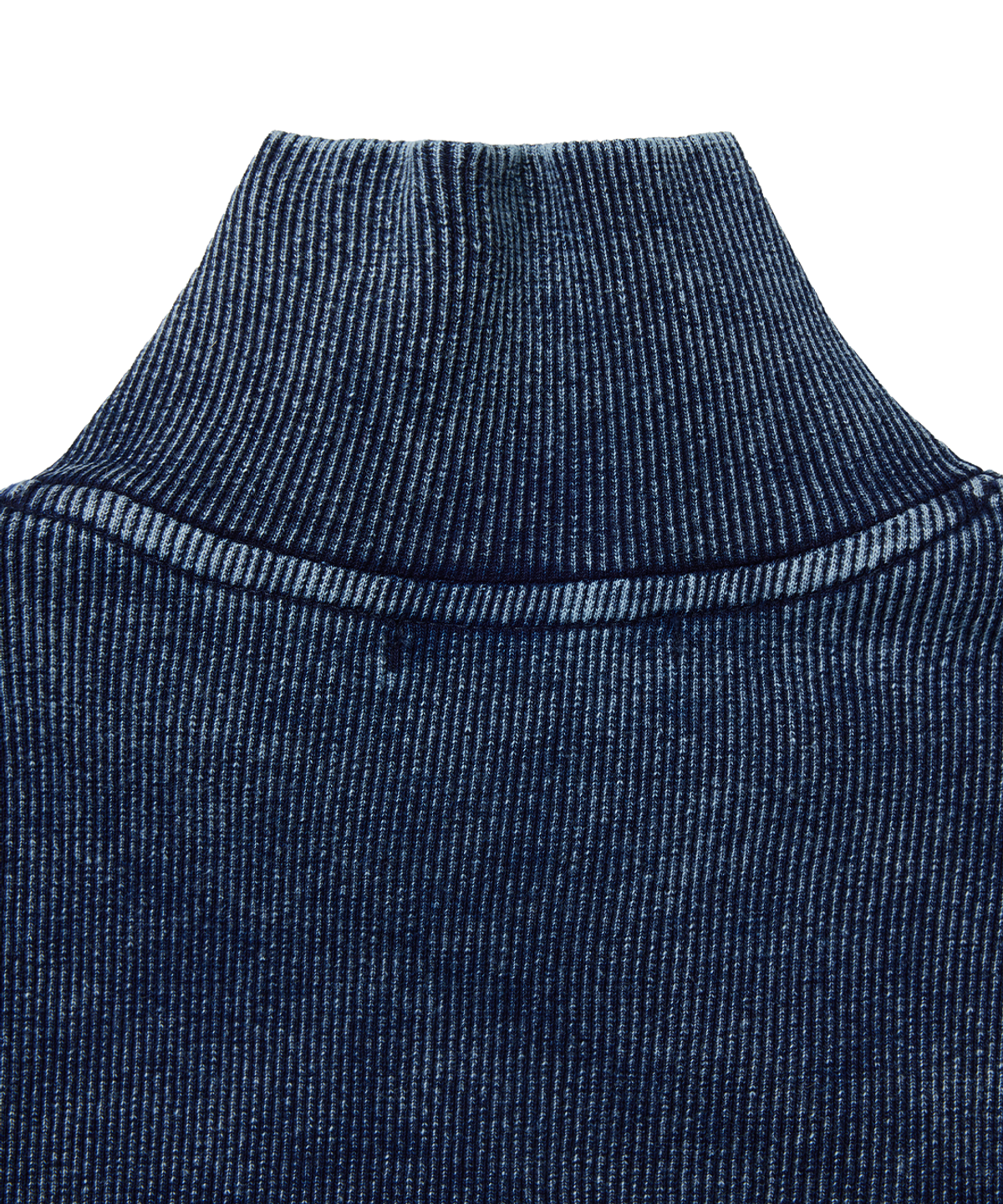 더 오피셜 레퓨지(THE OFFICIAL REFUGE) BLEECHED DENIM JIP UP JACKET INDIGO