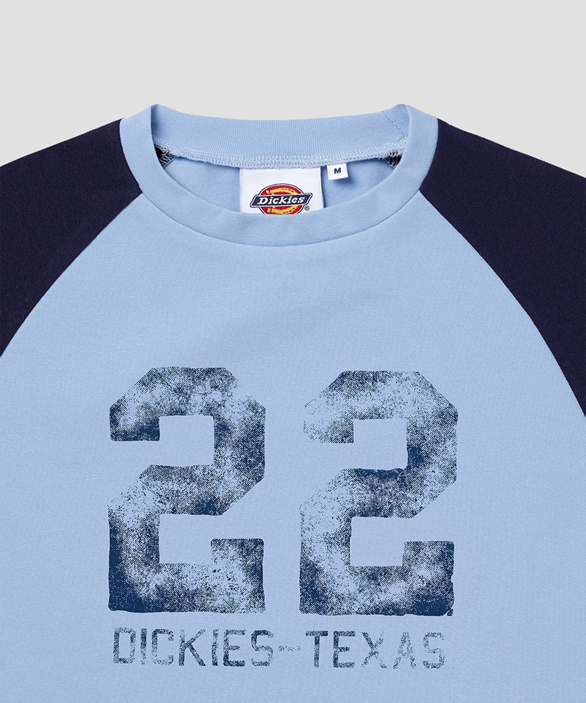 디키즈(DICKIES) 1922 텍사스 래글런 티셔츠 Sky Blue
