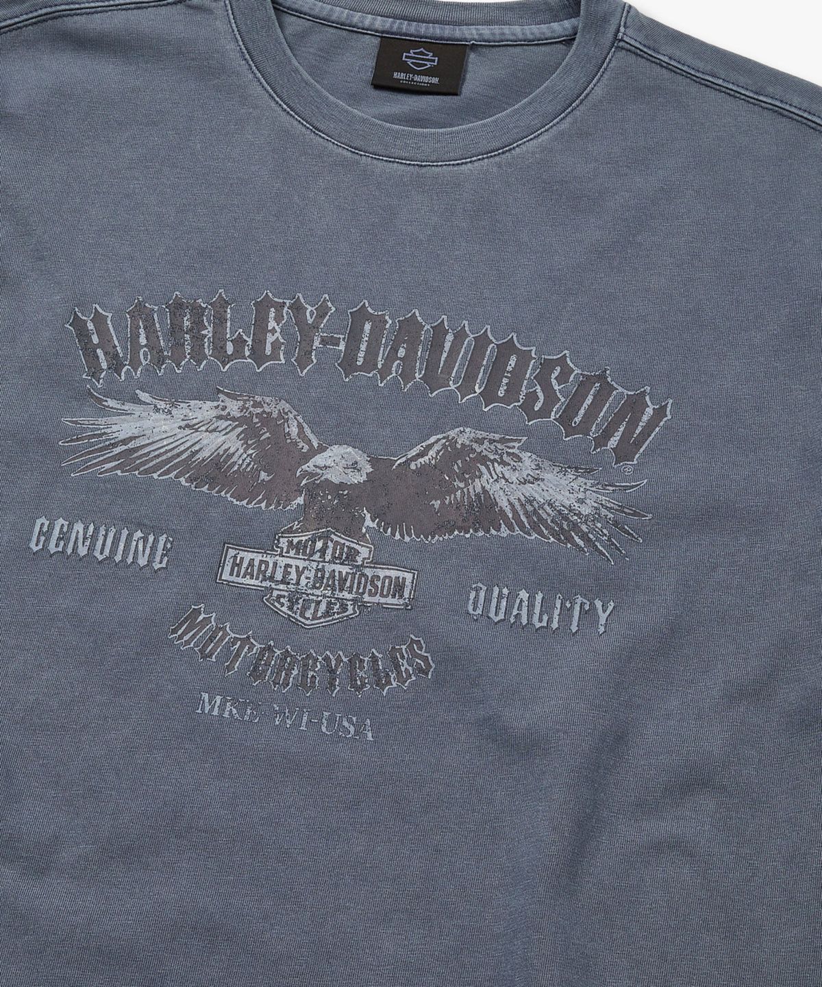 할리데이비슨 컬렉션스®(HARLEY-DAVIDSON COLLECTIONS®) 헤리티지 이글 티셔츠 네이비_HH16111078