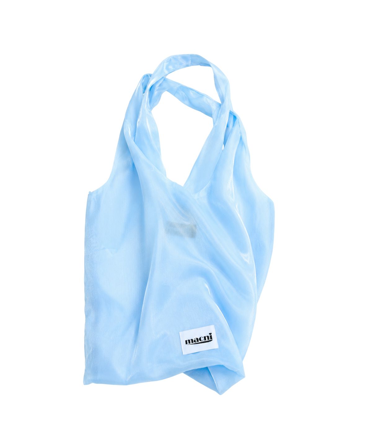 마크니(MACNI) SHEER SILKY SHOULDER BAG SKY BLUE
