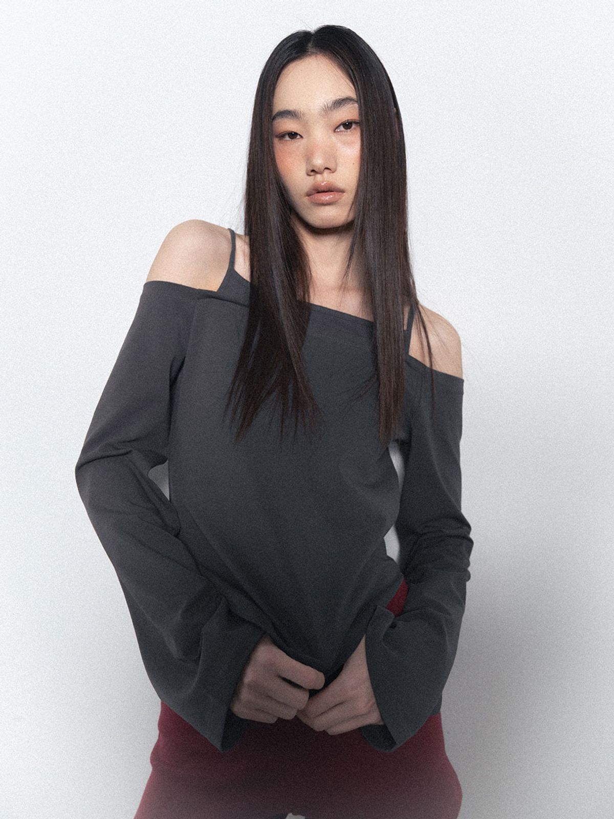 비수스(VISUS) Rodeo T-shirts_Charcoal
