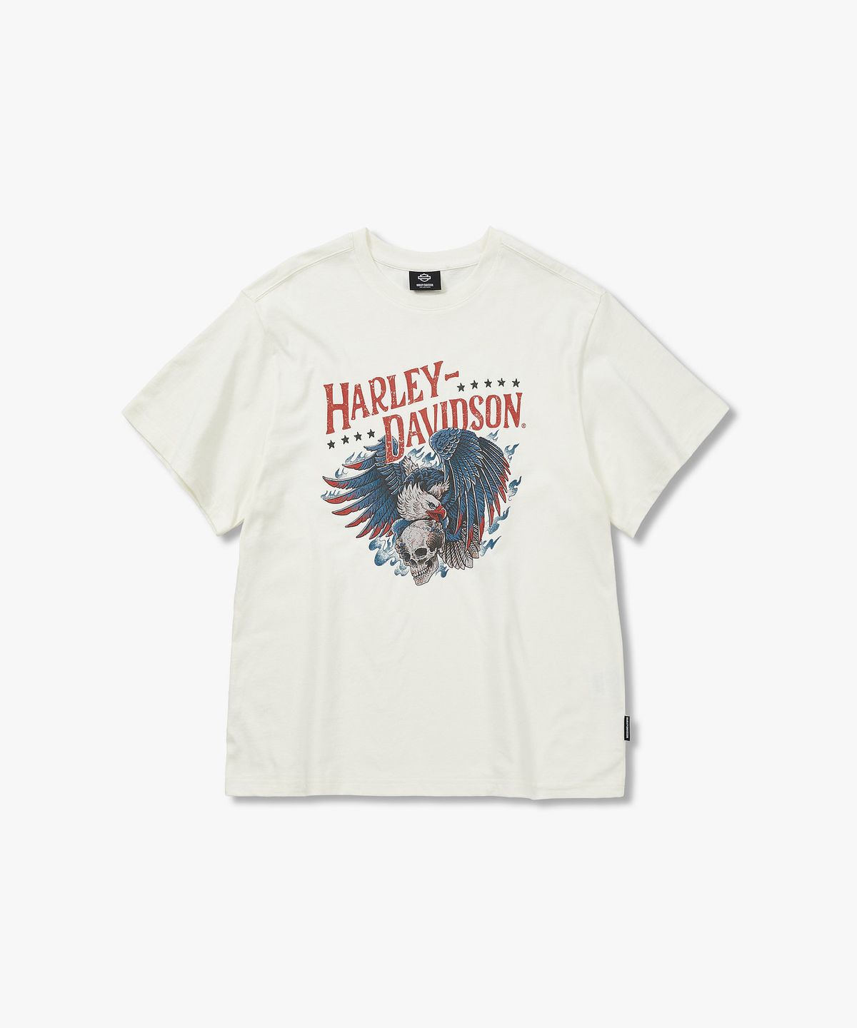 할리데이비슨 컬렉션스®(HARLEY-DAVIDSON COLLECTIONS®) [본 라이더] 스컬윙 티셔츠 아이보리_HH16111077
