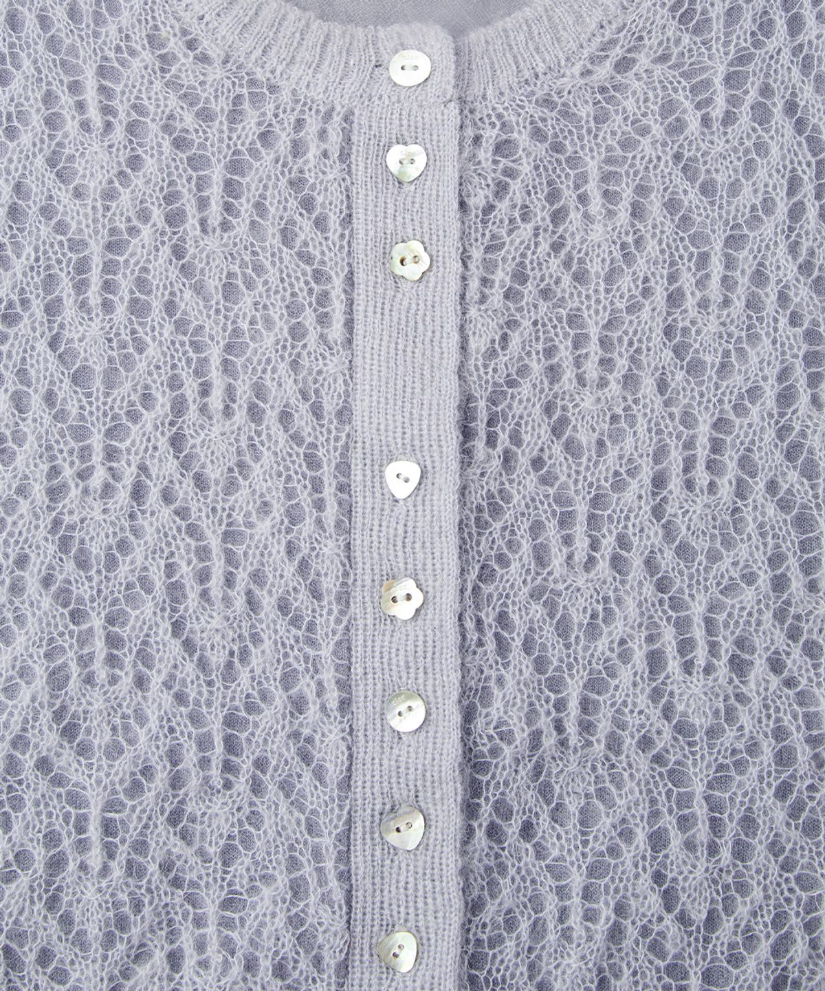 클로르(CLOR) MOHAIR SHEER CARDIGAN - 3 colors
