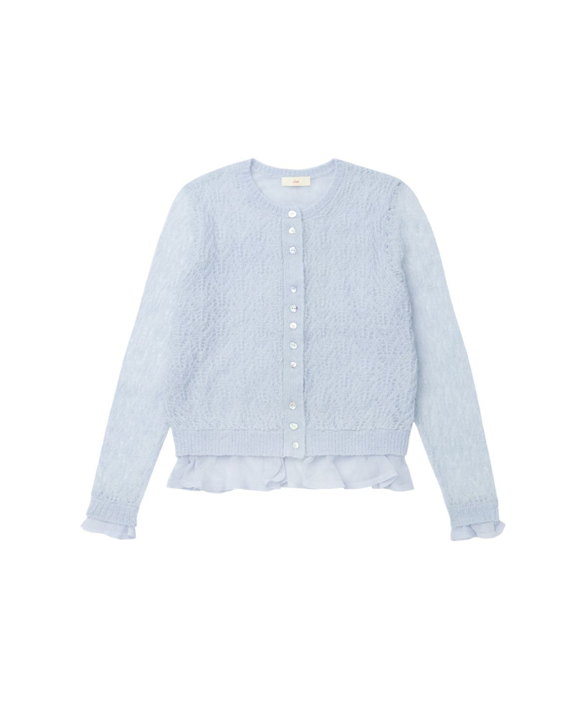 클로르(CLOR) MOHAIR SHEER CARDIGAN - 3 colors