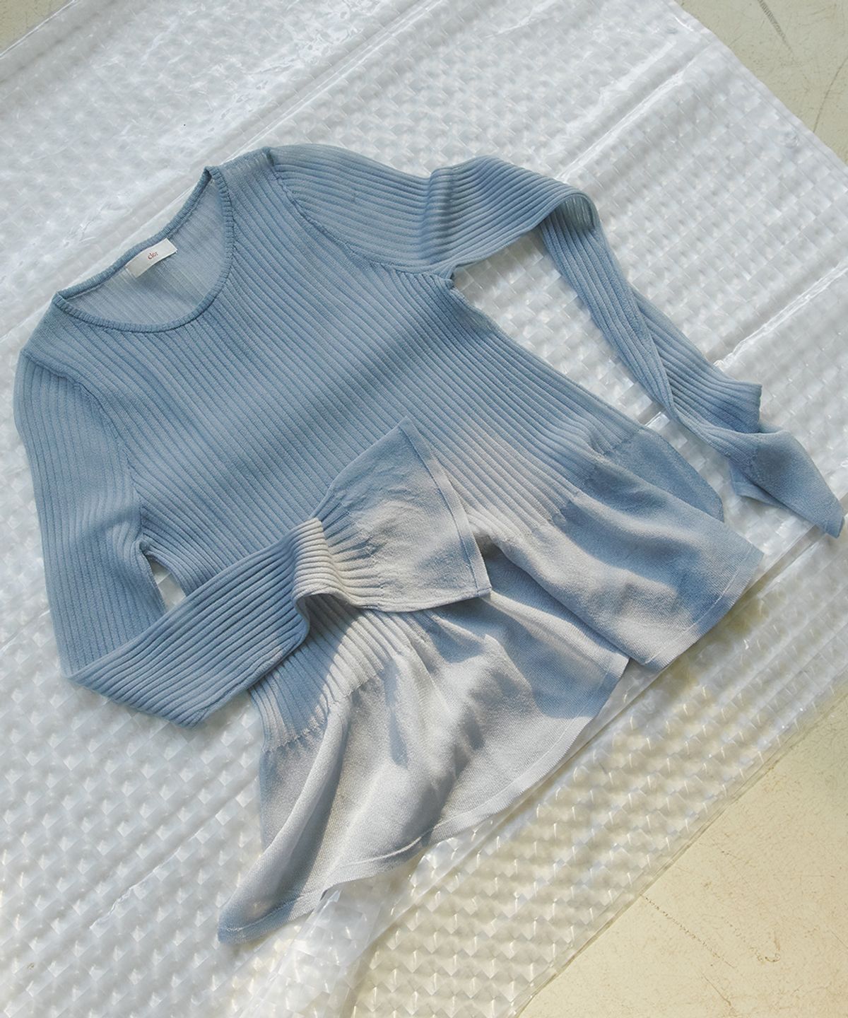 클로르(CLOR) SHEER KNIT TOP - 3 colors