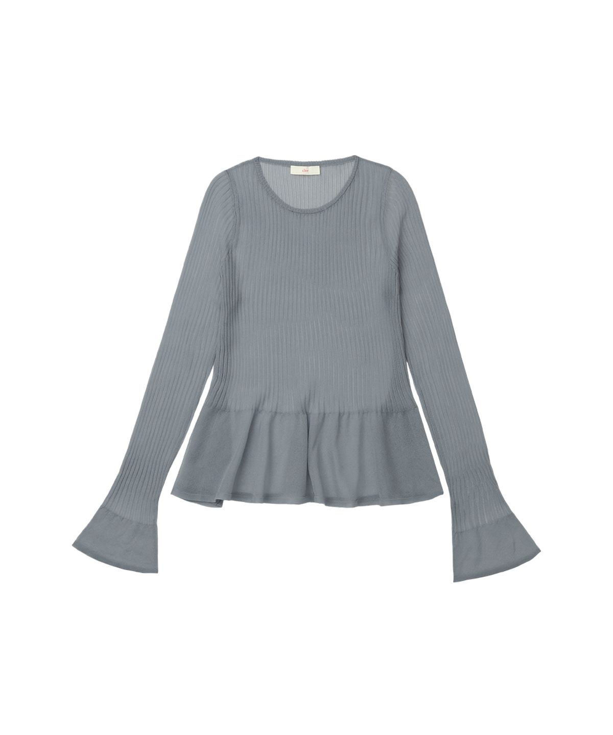 클로르(CLOR) SHEER KNIT TOP - 3 colors