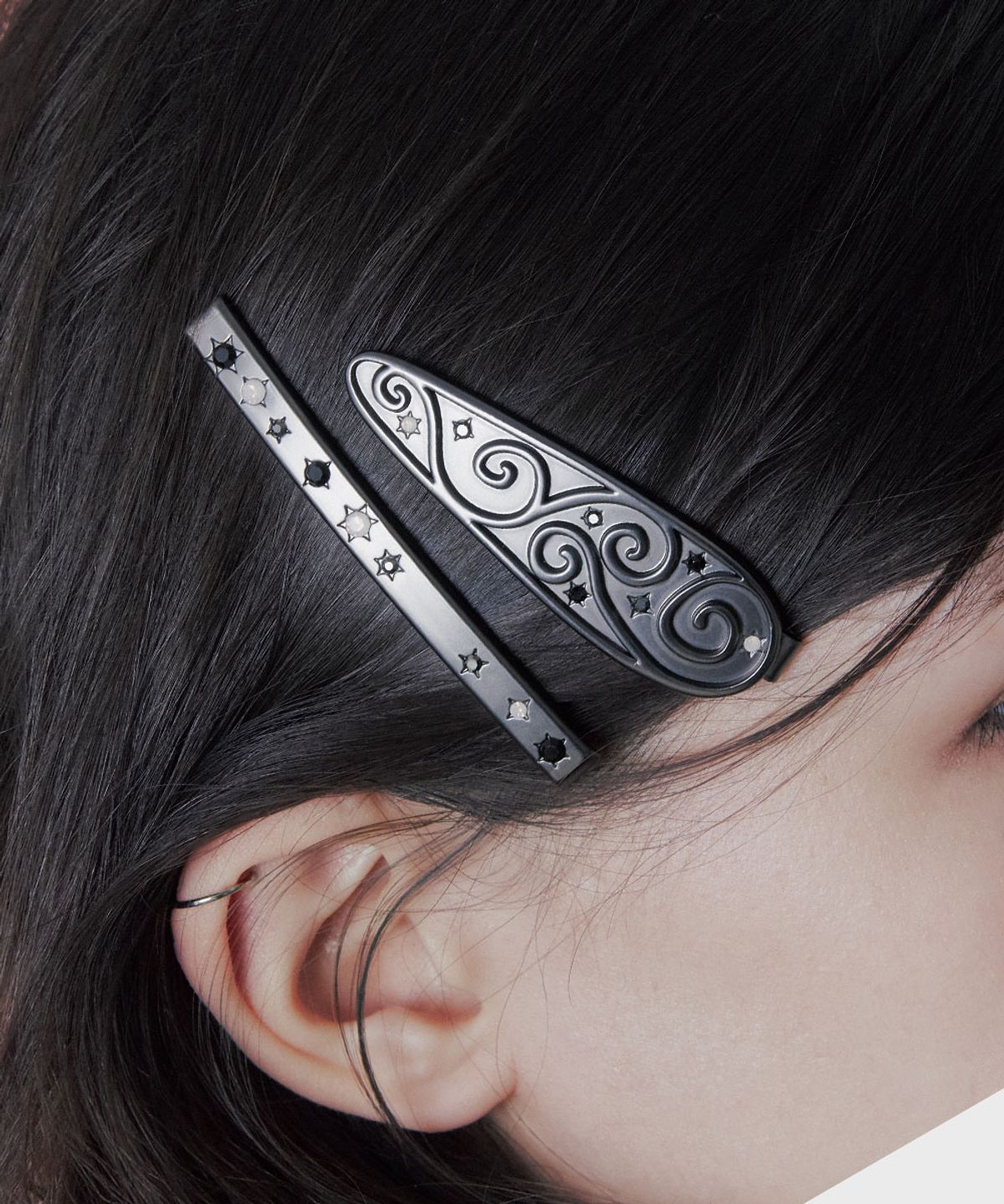 클로르(CLOR) STRASS HAIRPIN SET - 2 colors