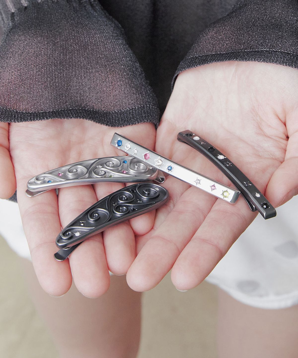 클로르(CLOR) STRASS HAIRPIN SET - 2 colors