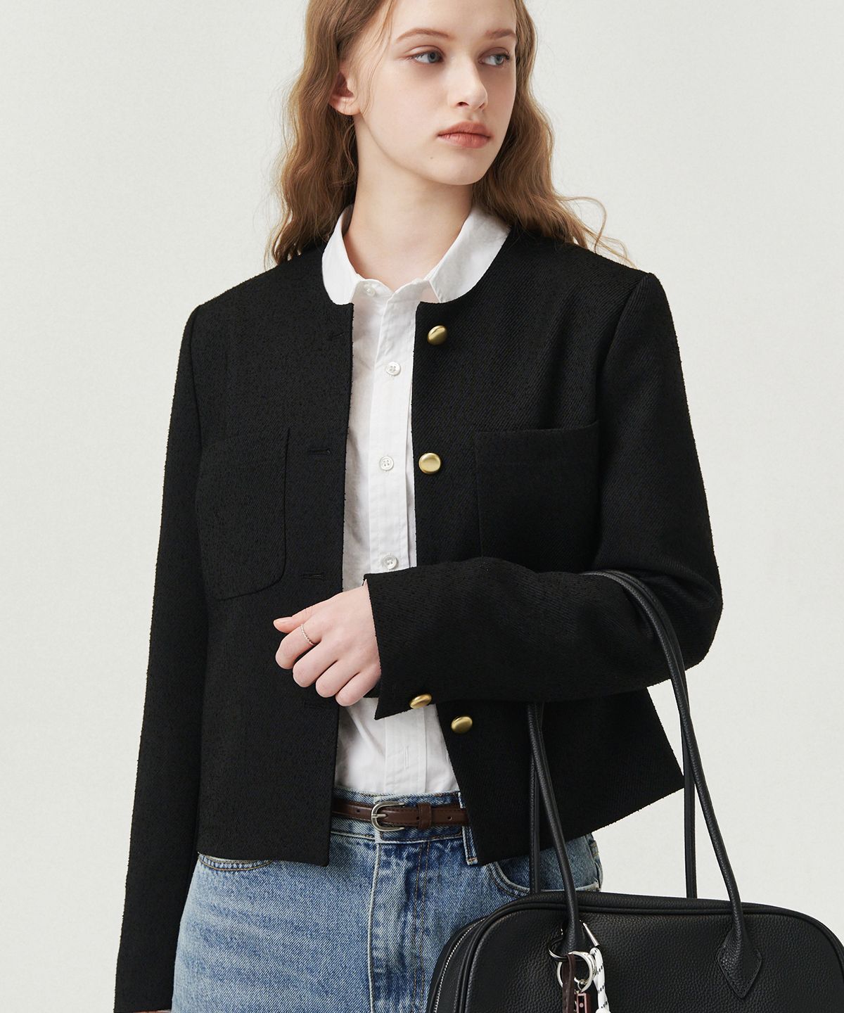 로브로브(LOVLOV) GOLDEN TWEED JACKET