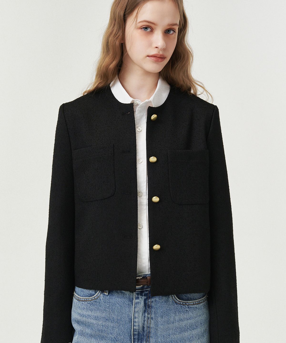로브로브(LOVLOV) GOLDEN TWEED JACKET