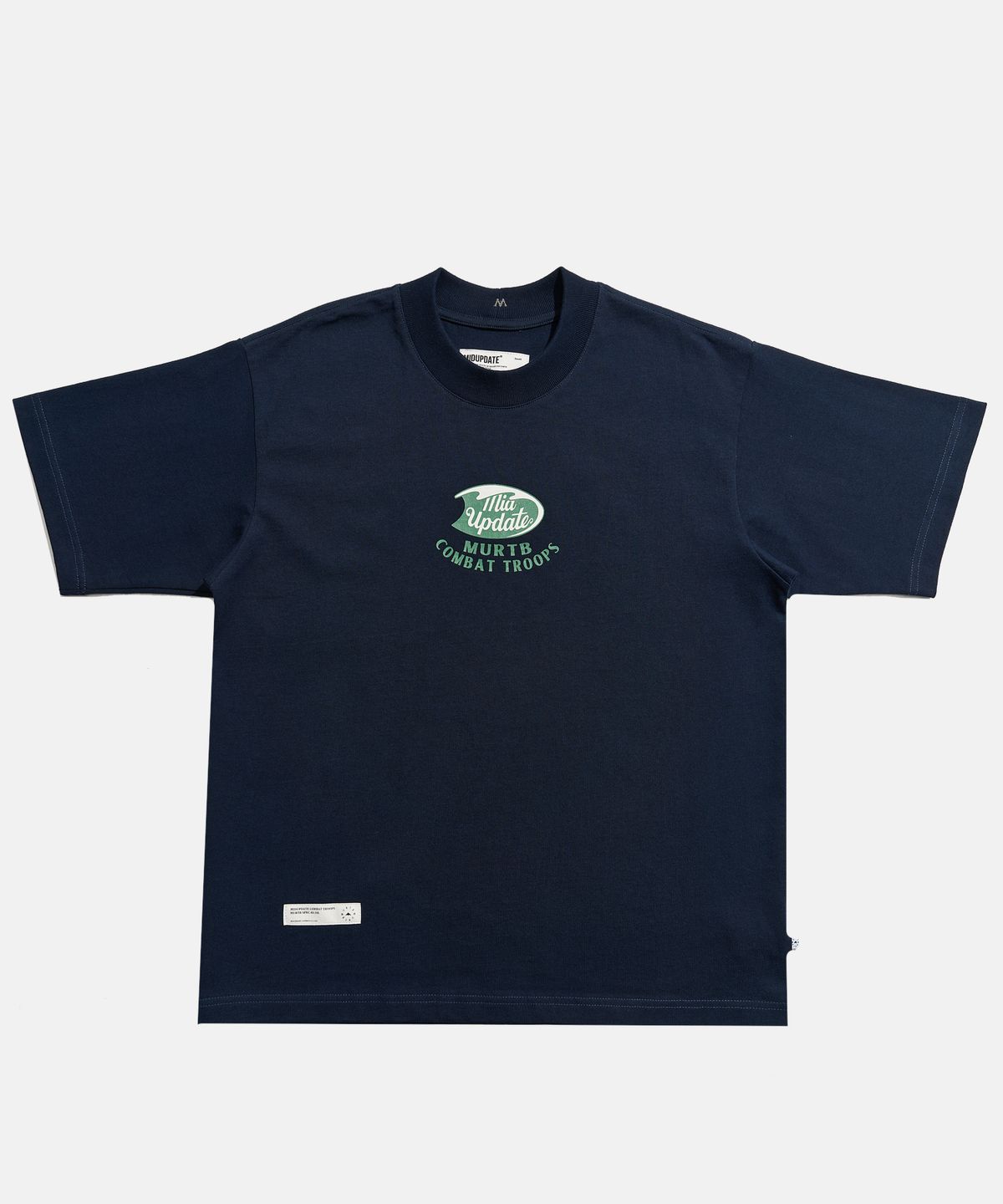 미드업데이트(MIDUPDATE) MKB Logo print T shirts Royal blue