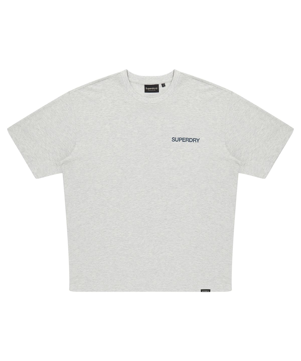 슈퍼드라이(SUPERDRY) 워크 라벨 그래픽 반팔 티셔츠 라이트그레이 SDUISCQ71LGR
