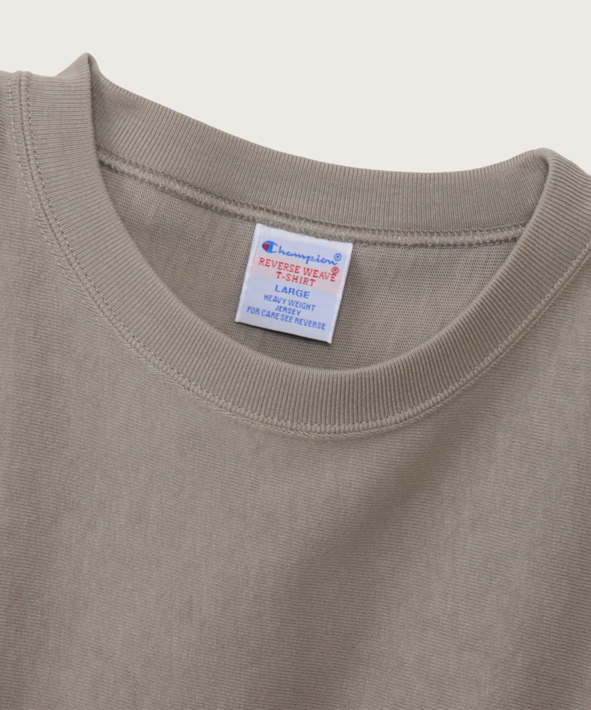 챔피온(CHAMPION) 리버스위브 루즈핏 포켓 반팔 티셔츠 Grey