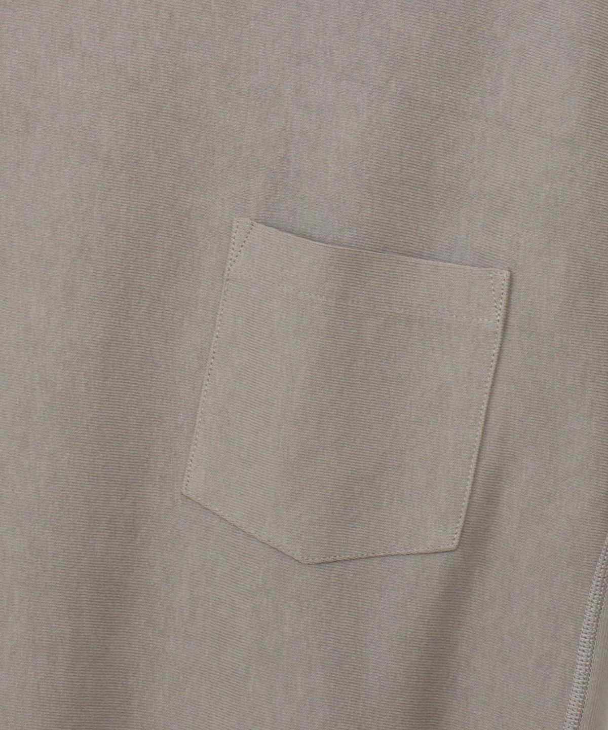 챔피온(CHAMPION) 리버스위브 루즈핏 포켓 반팔 티셔츠 Grey
