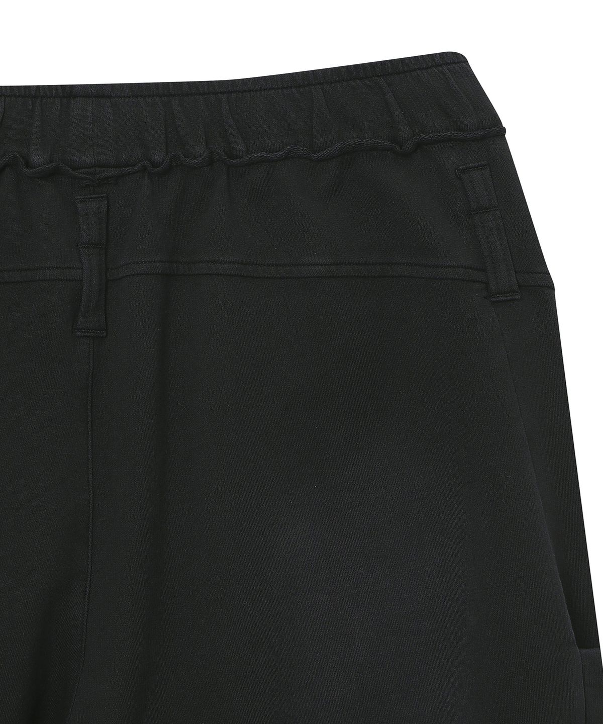 슈퍼드라이(SUPERDRY) 우먼스 워시드 버뮤다 스웻 팬츠 블랙 SDFLRCQ48BLK