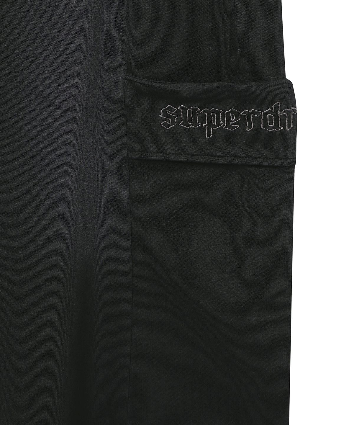 슈퍼드라이(SUPERDRY) 우먼스 워시드 버뮤다 스웻 팬츠 블랙 SDFLRCQ48BLK