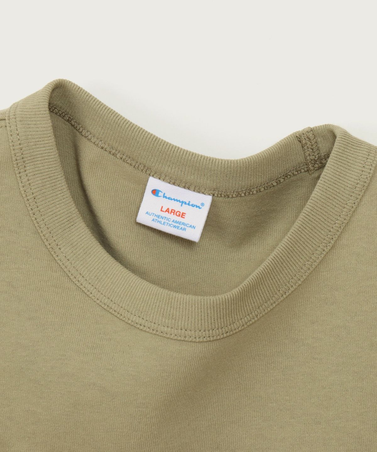 챔피온(CHAMPION) 그래픽 플로킹 티셔츠 Grey