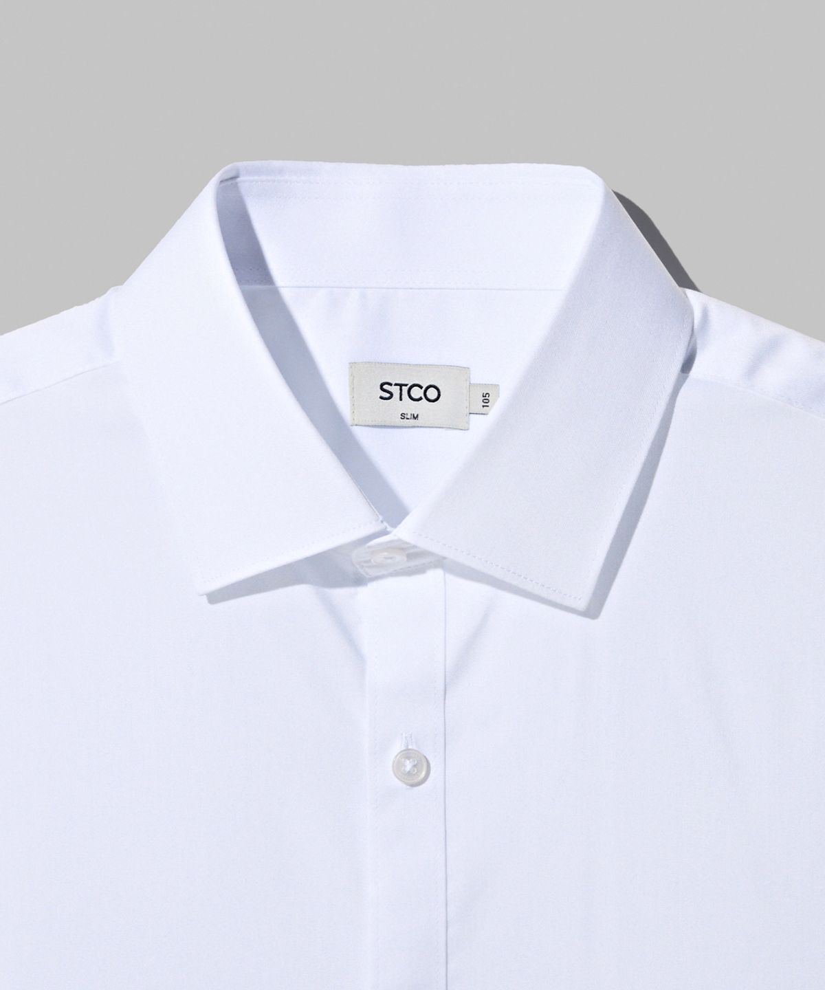 에스티코(STCO) [폼] 텐셀 트윌 스트레치 셔츠_화이트 (슬림핏)_SDSXZ10SSW