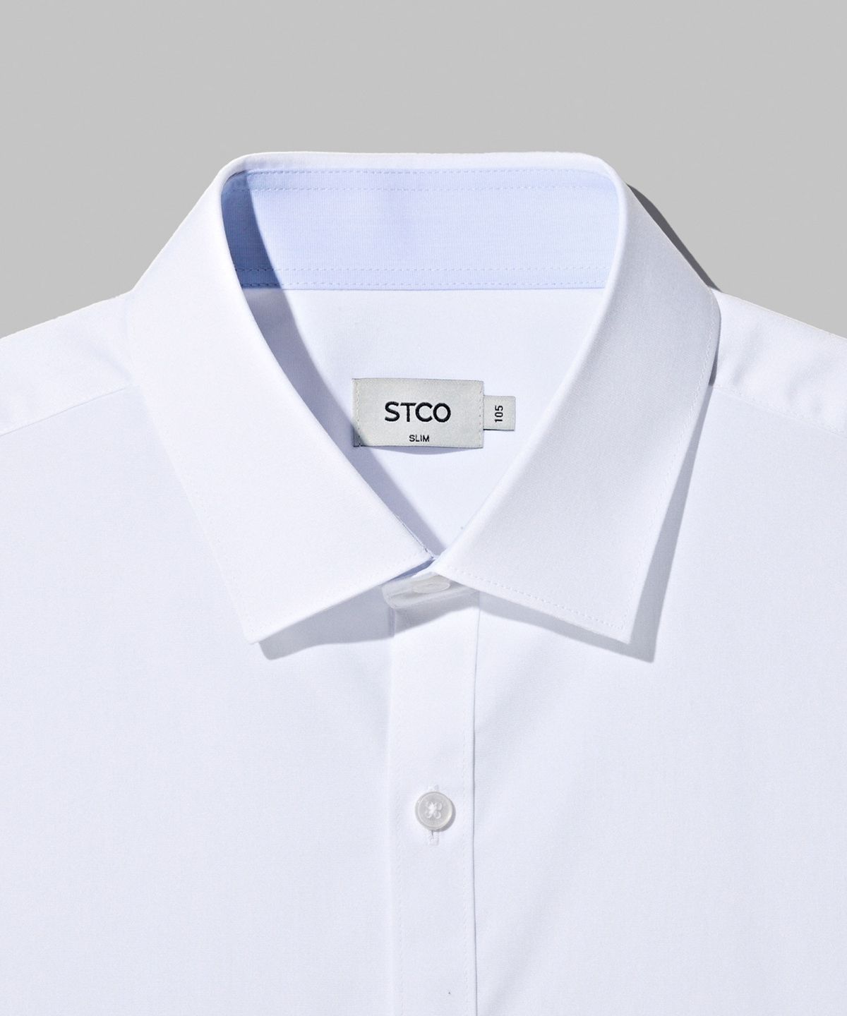 에스티코(STCO) [툭] 텐셀 스트레치 셔츠_화이트 (슬림핏)_SDSXZ01SSW