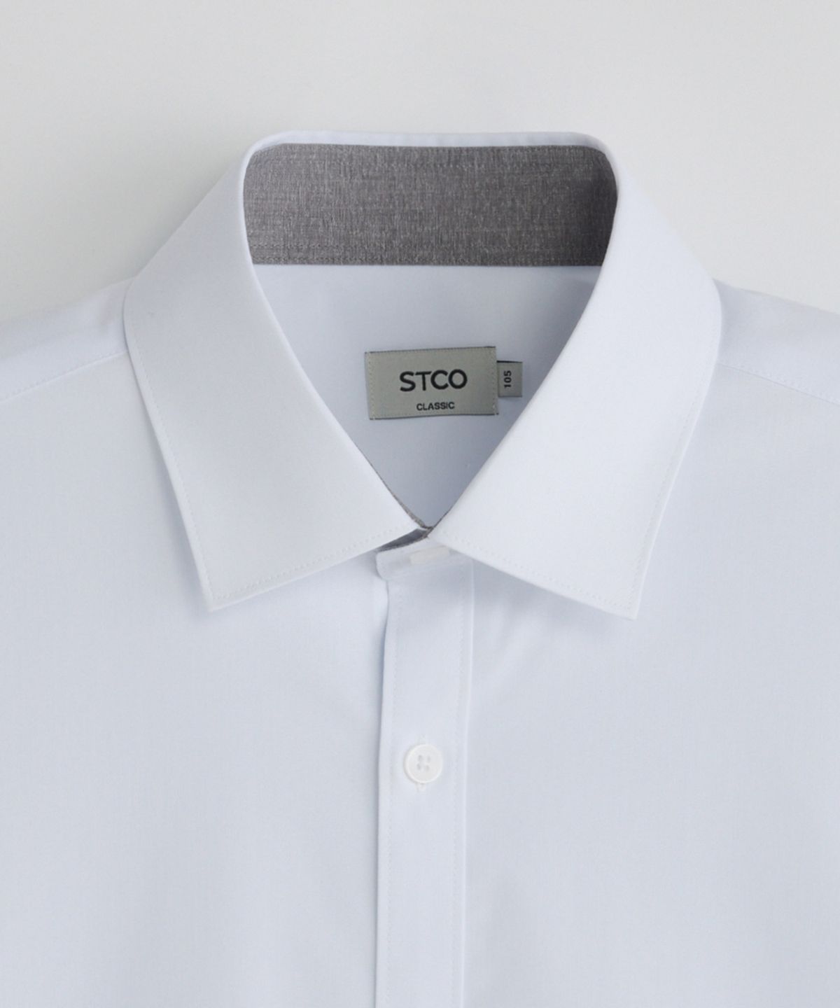 에스티코(STCO) 코튼 혼방 컴포트 반팔 셔츠_화이트 (클래식핏)_SDSXB51CSW