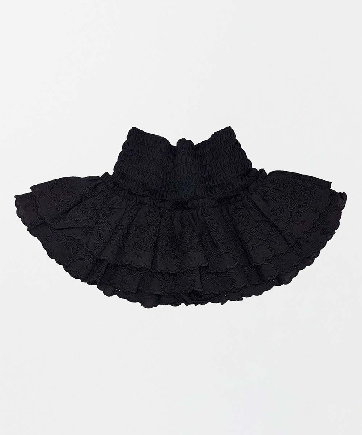 스컬프터(SCULPTOR) Eyelet Tutu Mini Skort Black