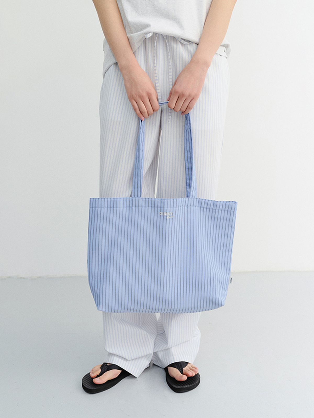 던스트(DUNST) STRIPE EASY SHOPPER_UDBA6E213_BLUE STRIPE
