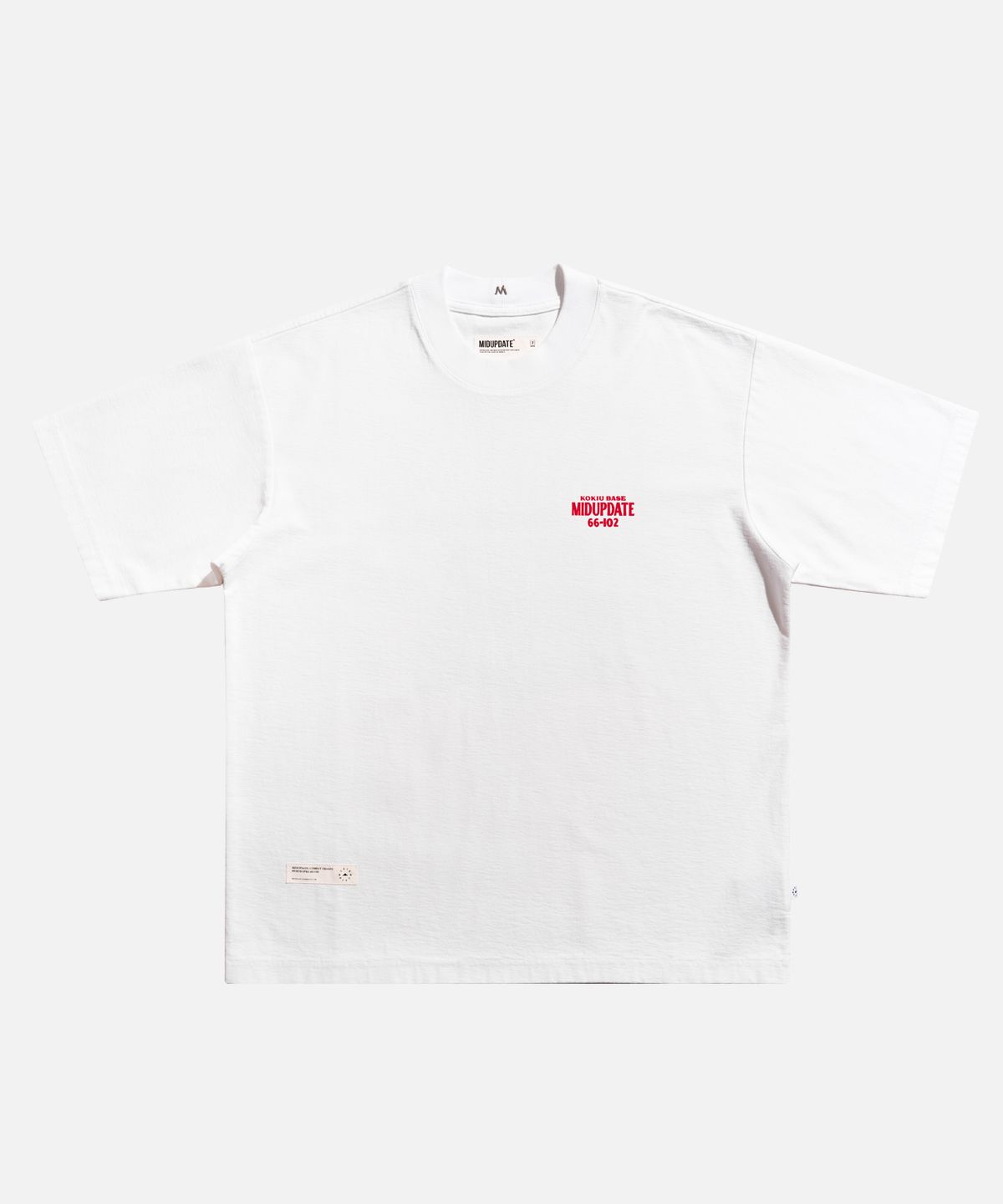 미드업데이트(MIDUPDATE) KOKIU BASE edition T shirts White