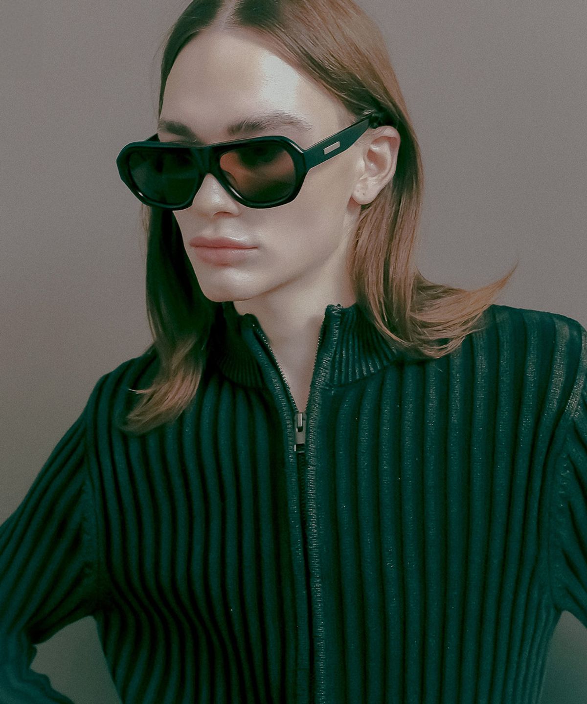 아르마일(AREMILE) AM-026 C02 Black Brown Tint