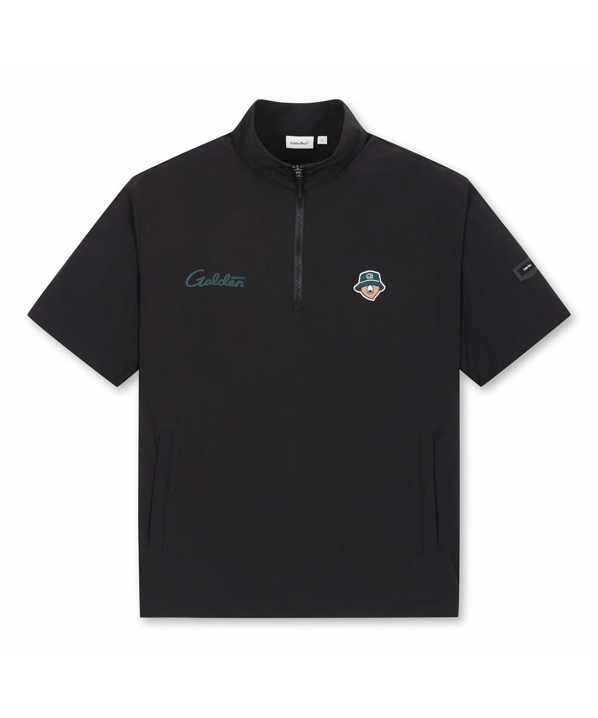골든베어(GOLDEN BEAR) (M) Light-weight Half Zip Pullover G4UAM26401BKX