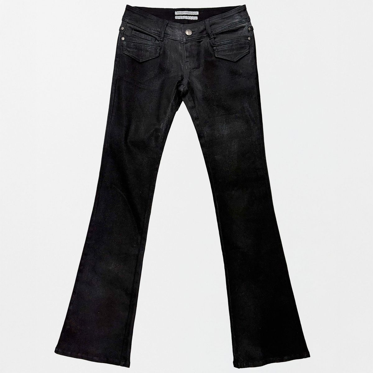 스컬프터(SCULPTOR) Metallic Bootcut Denim Black